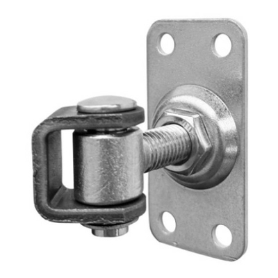 Zawias regulowany M12 z podstawą 75x37mm