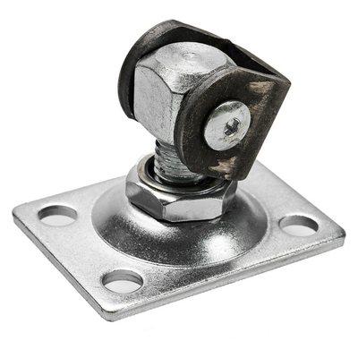 ZAWIAS REGULOWANY M12 Z SZYLDEM 75x55 (JARZMO NIEOCYNKOWANE)